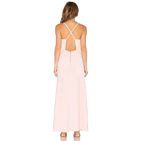 NBD Women's Size Small Pink x Naven Twins Ready Set Go Maxi Dress - Picture 3 of 6